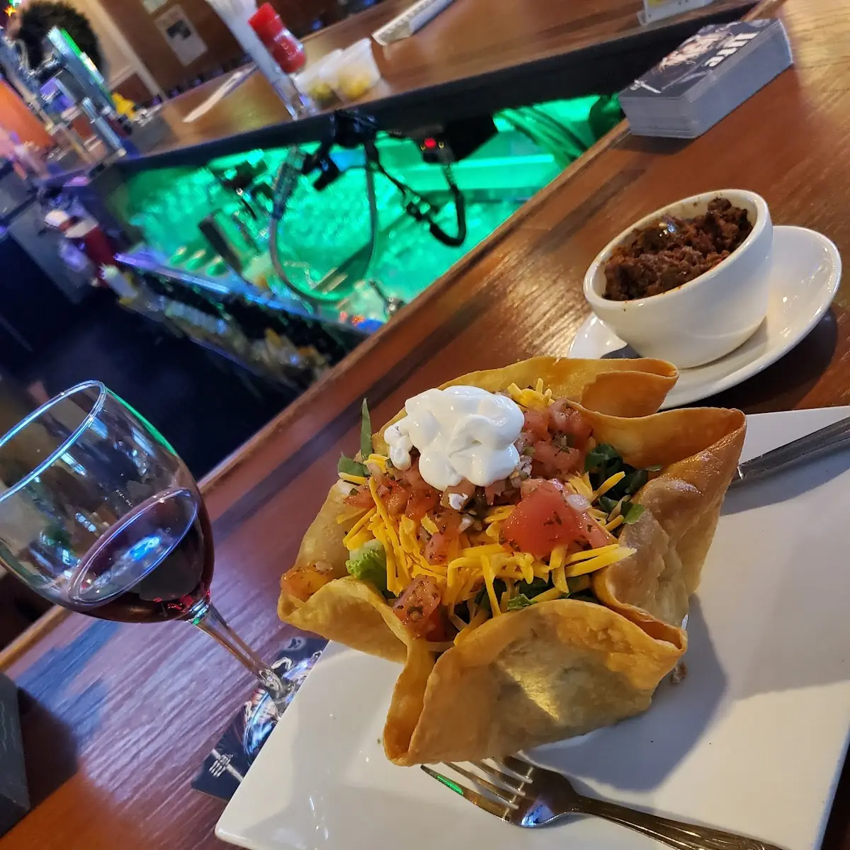 Taco Salad Chili on the Side