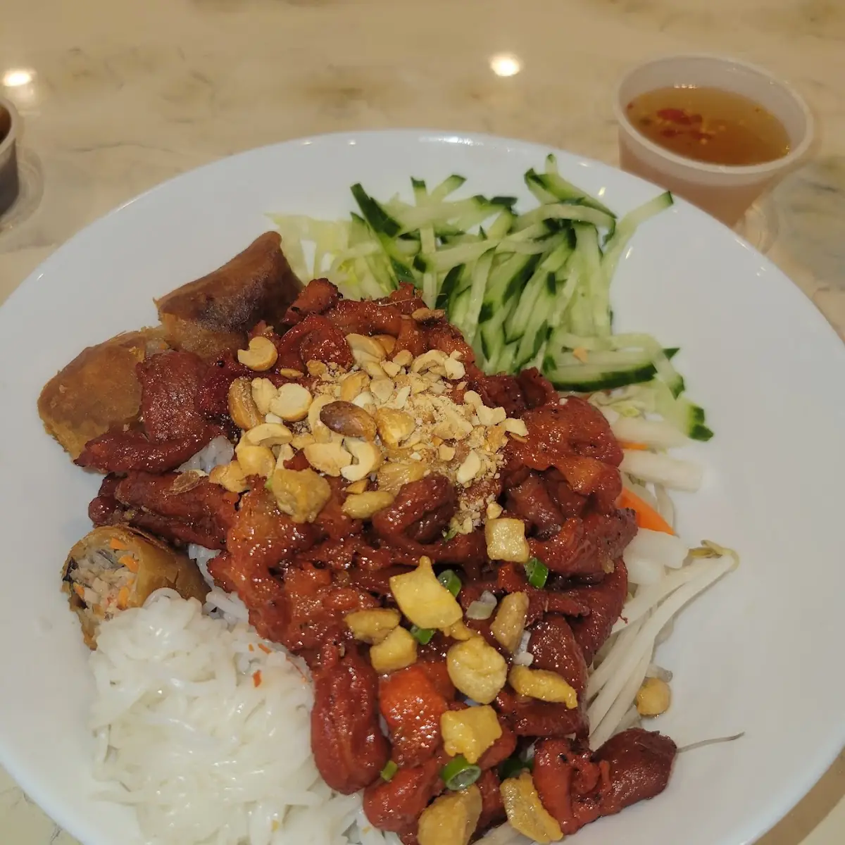 Vietnamese Grilled Pork and Rice Noodle