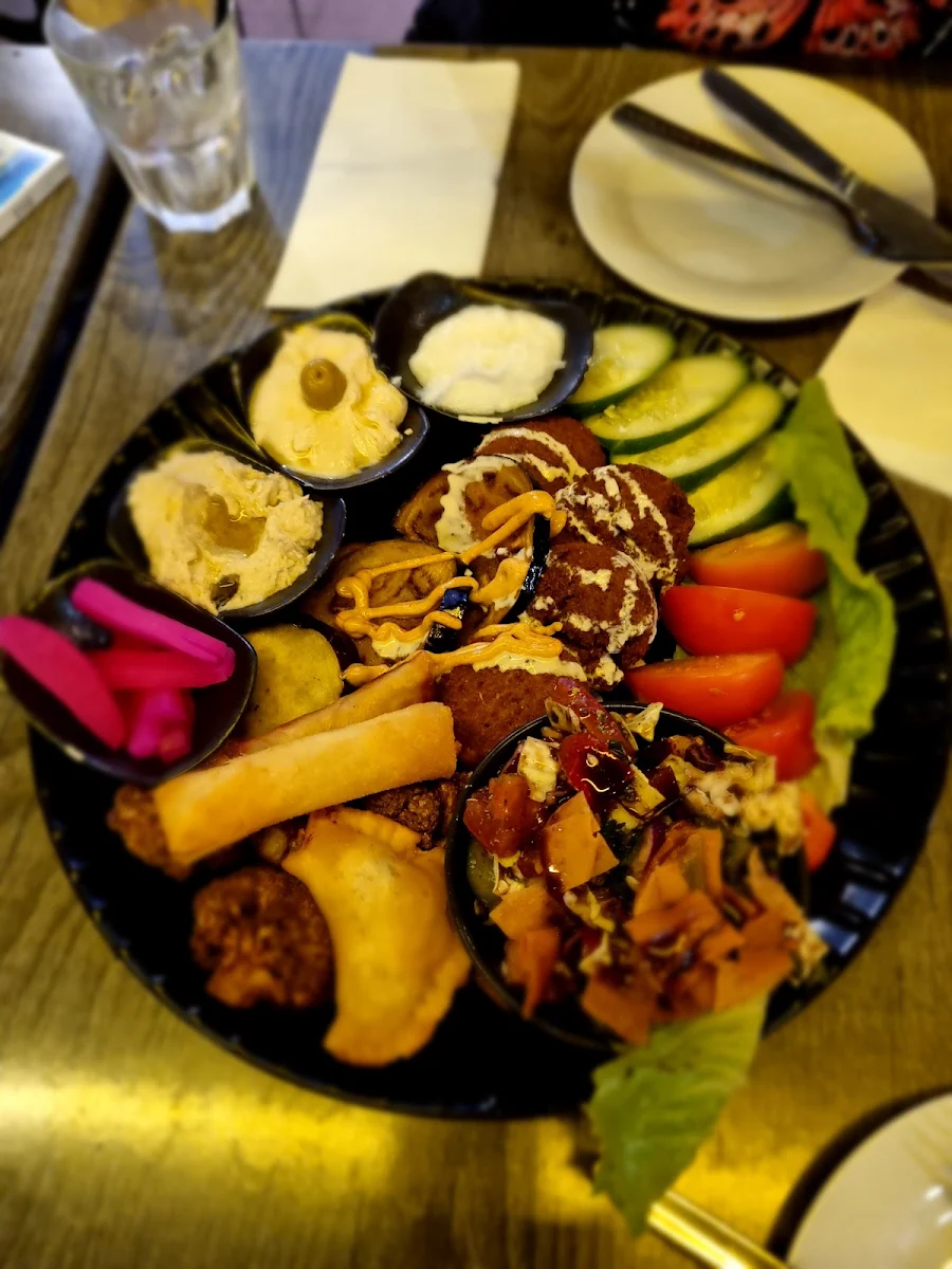 Vegetable Platter, Brimo's Cafe & Restaurant & Merrylands Charcoal Chicken
