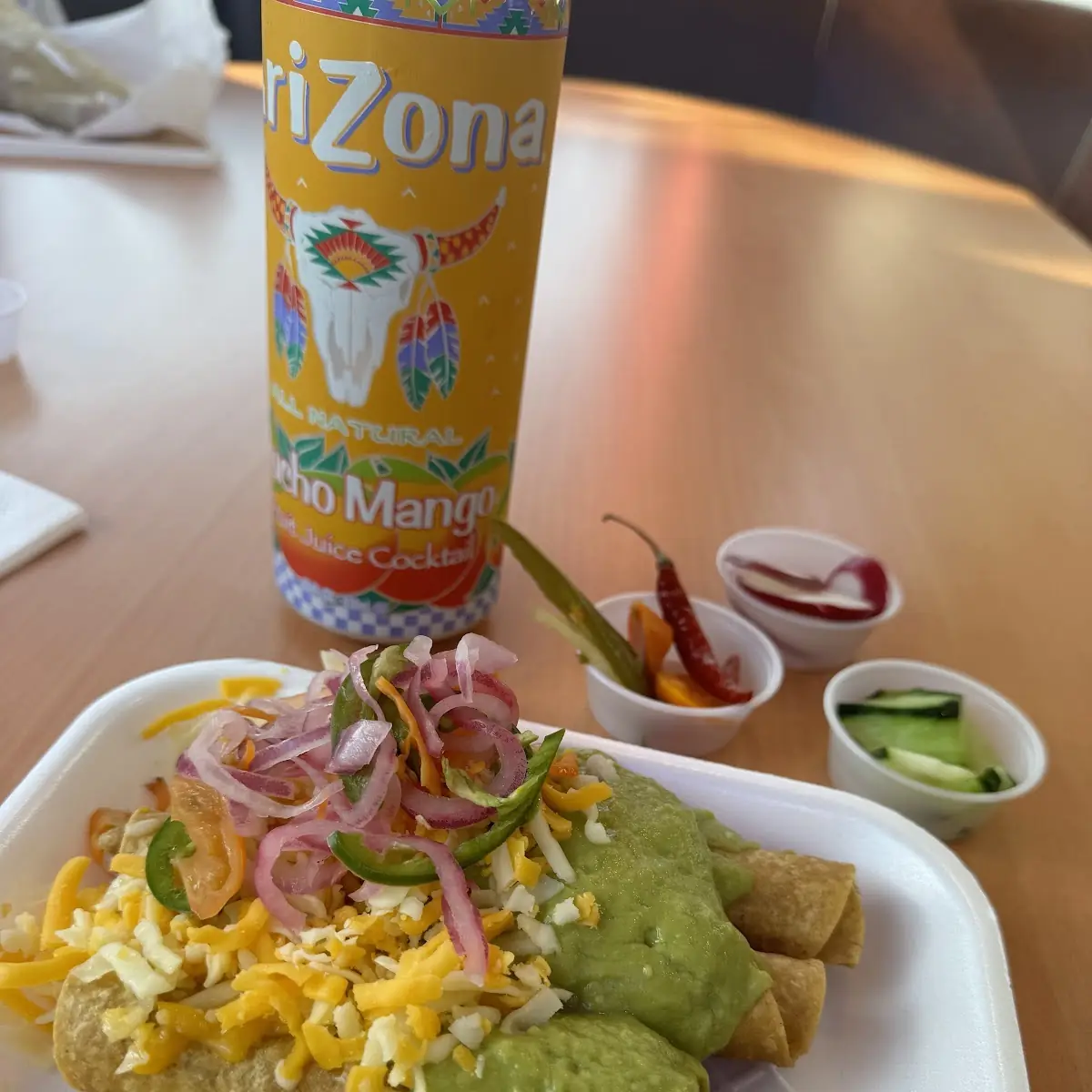 Rolled Tacos De Pollo
