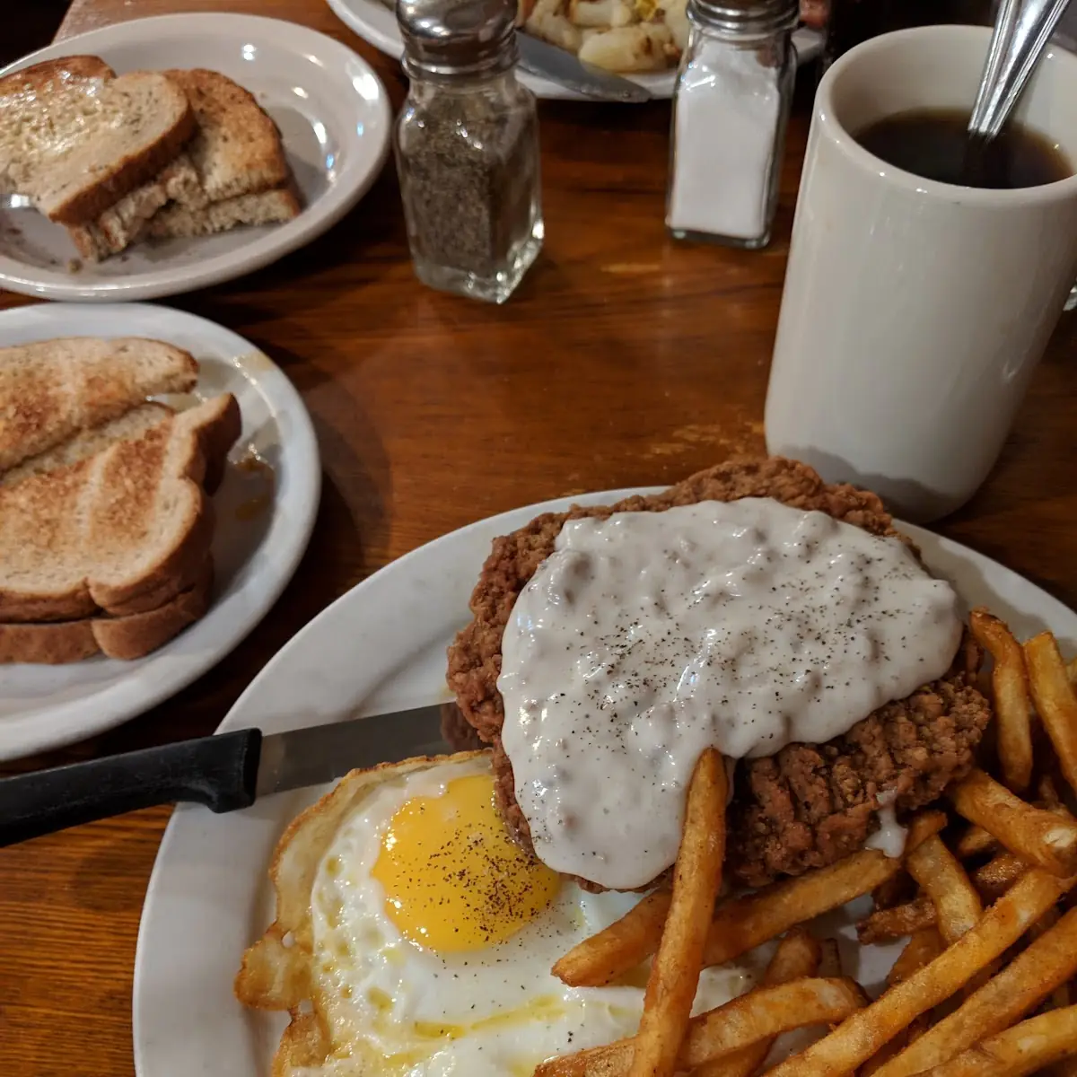Chicken Fried Steak with Eggs