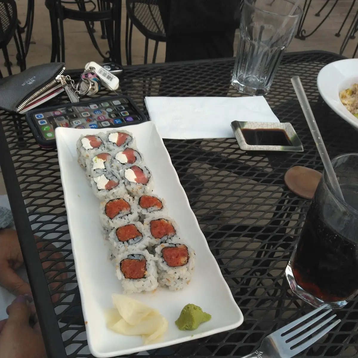Spicy Tuna Hand Roll Philadelphia Roll