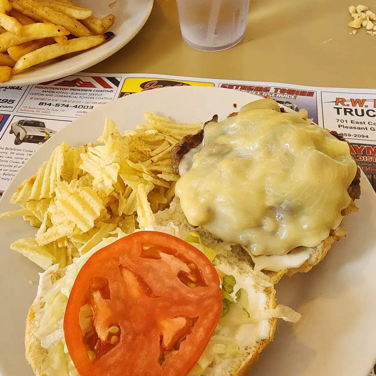 Mushroom Swiss Burger