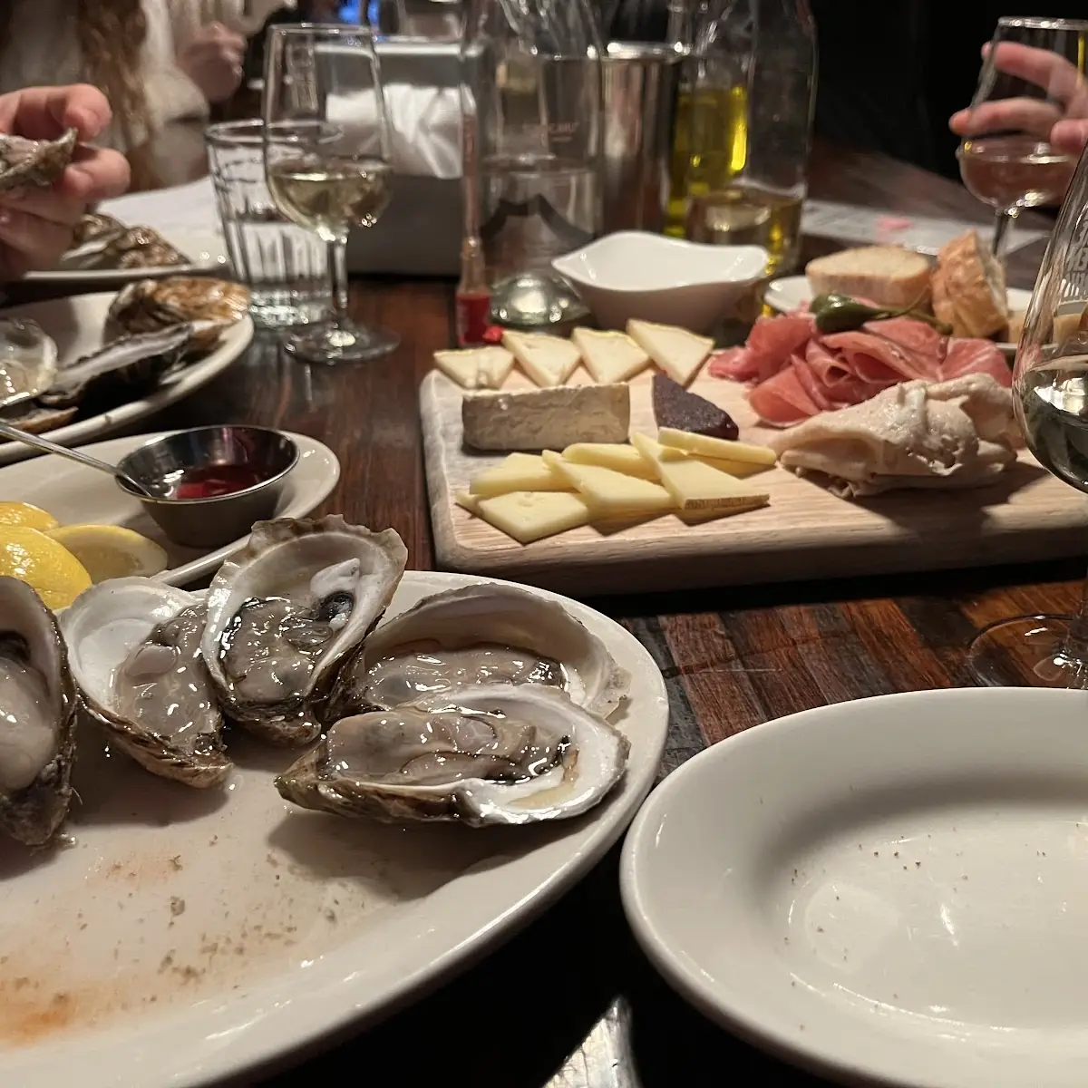 Dozen Oysters & Charcuterie Board