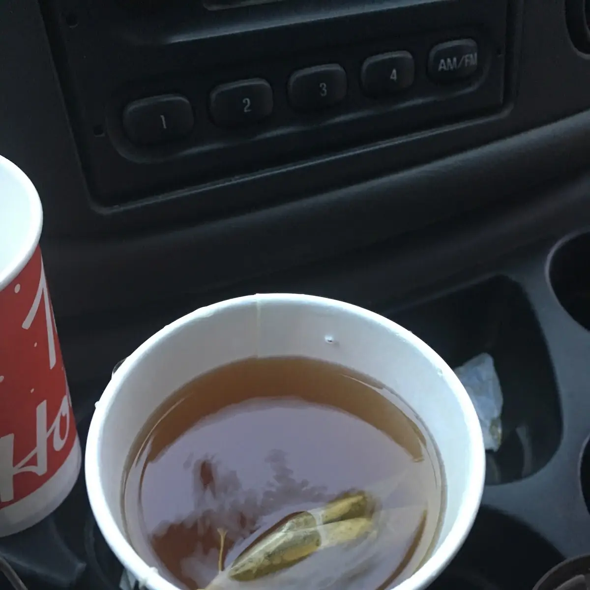 Green Tea Below Fill Line