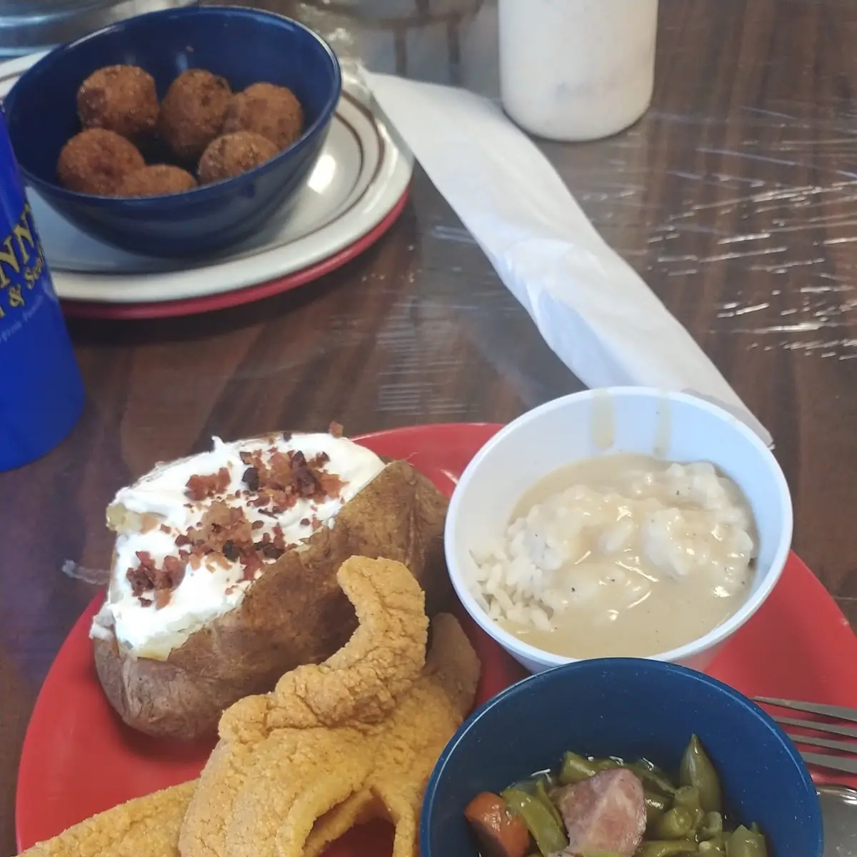 Baked Potato Green Beans