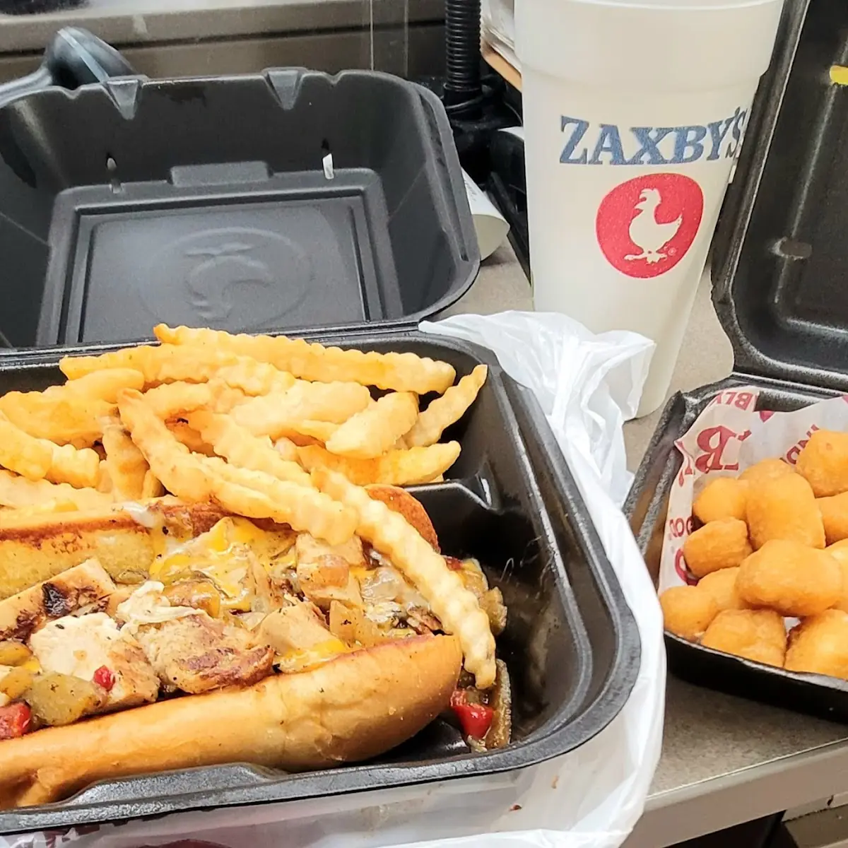 Chicken Philly and White Cheddar Poppers