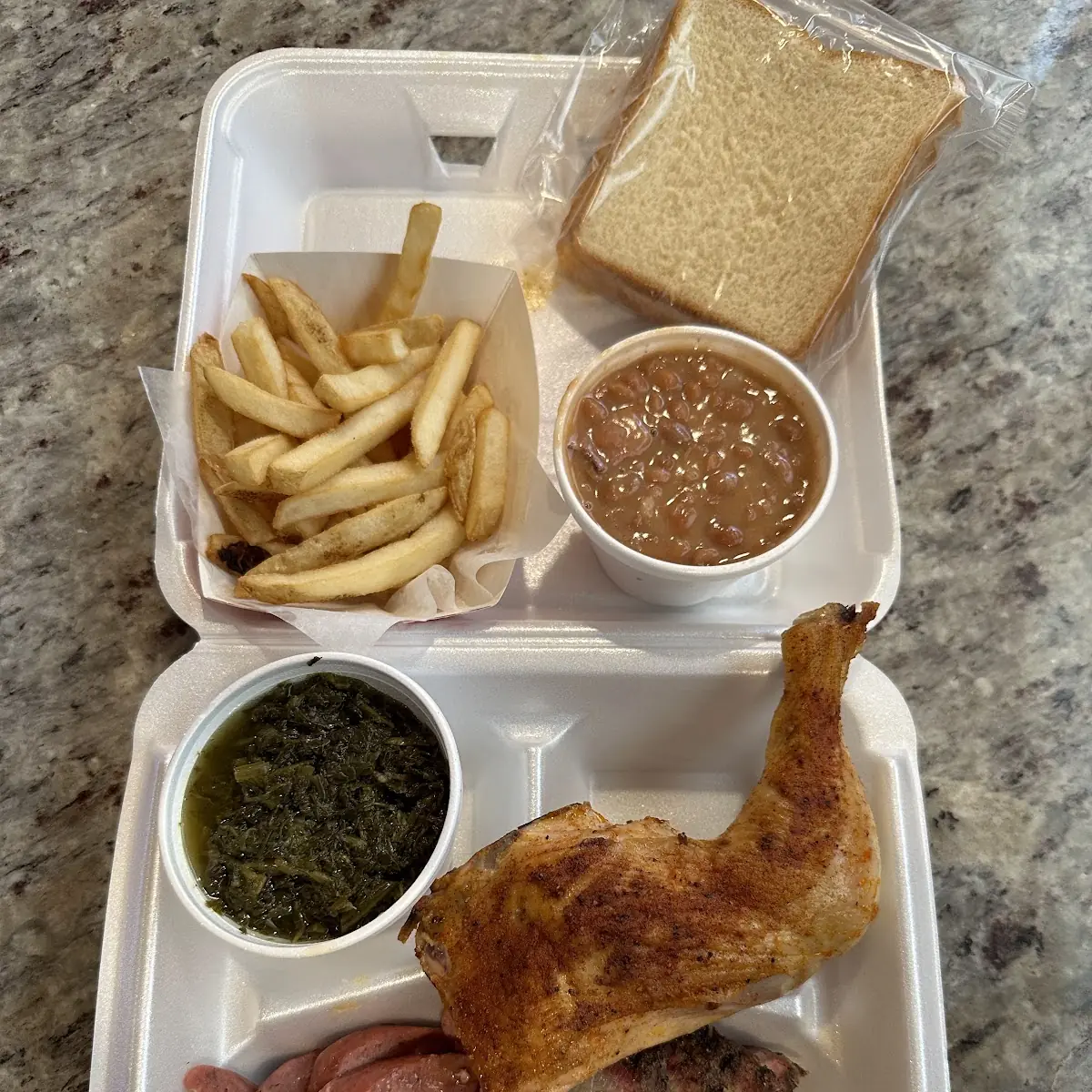 Three Meat Platter with Two Sides
