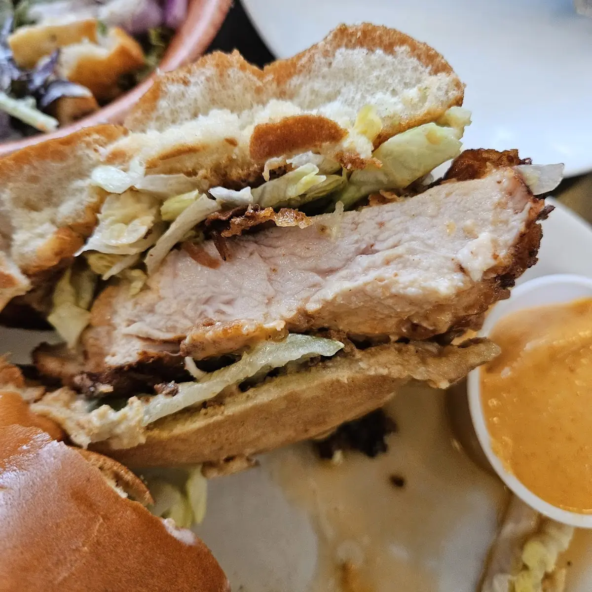 Pork Chop Sandwich
