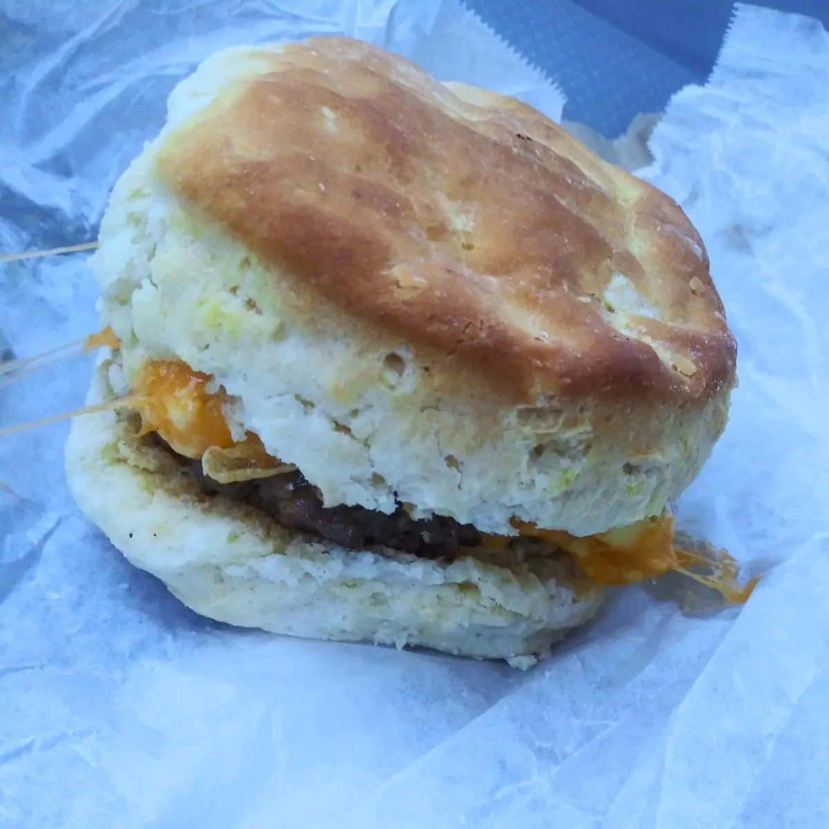 Sausage Egg and Cheese Biscuit