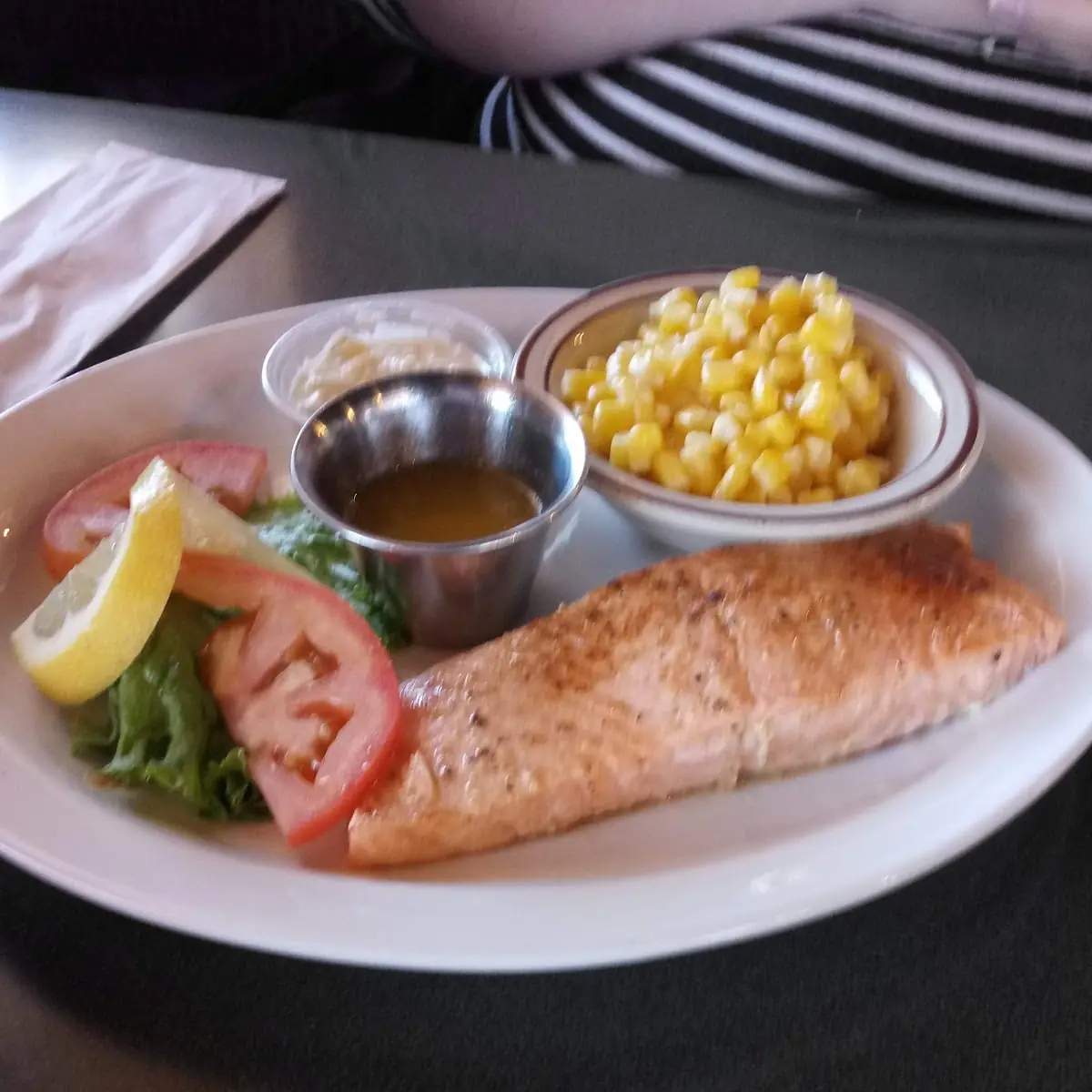Broiled Salmon