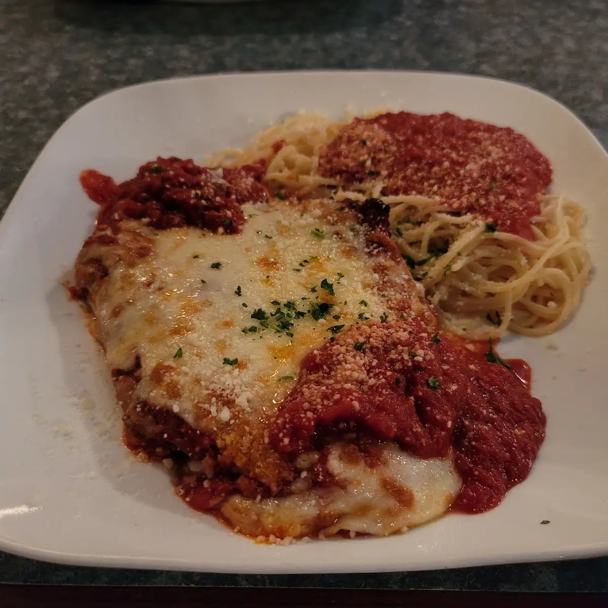 Chicken Parm with Pasta