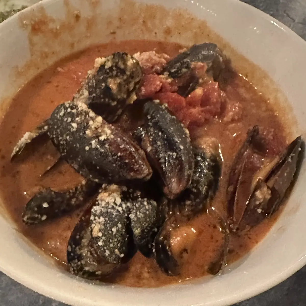 Muscles in Vodka Sauce