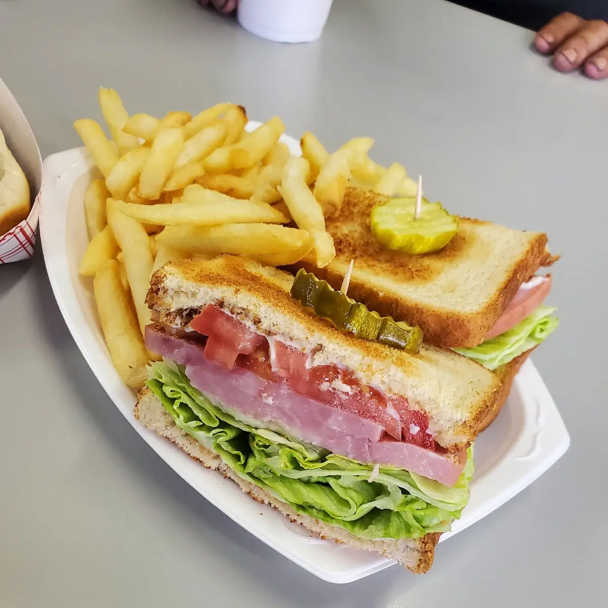 Baked Ham and Cheese Sandwich