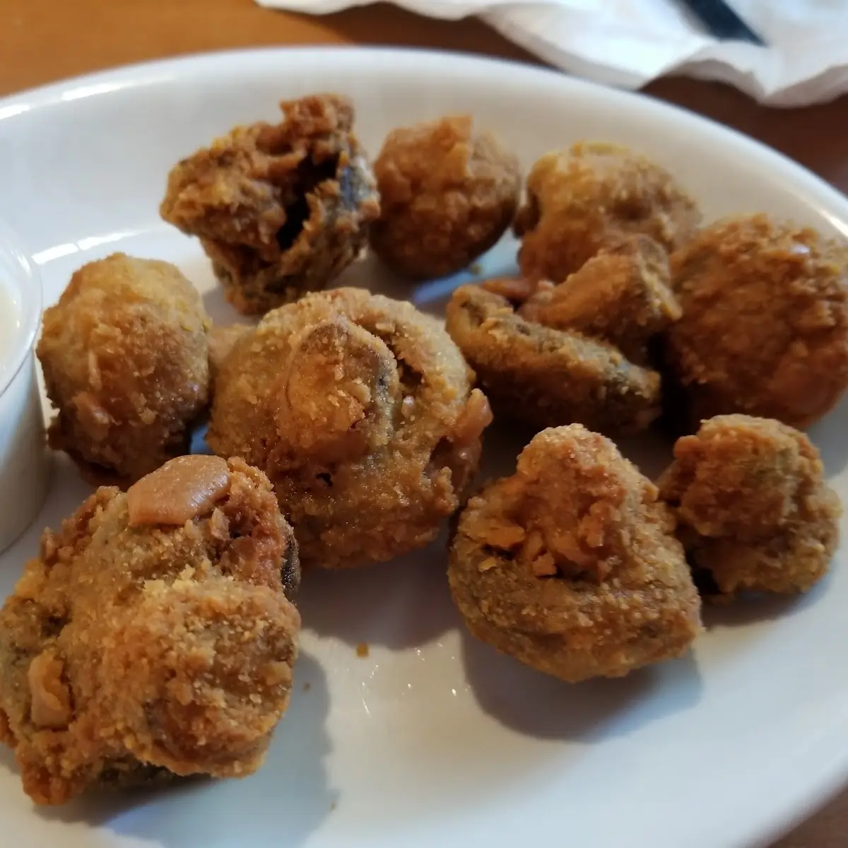 Fried Mushrooms Appetizer