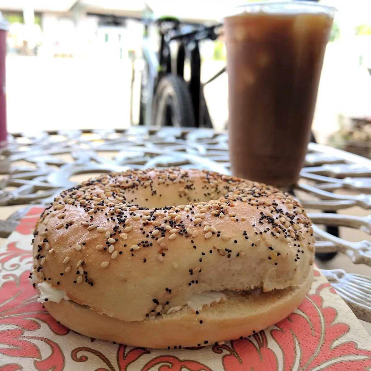Everything Bagel with Cream Cheese