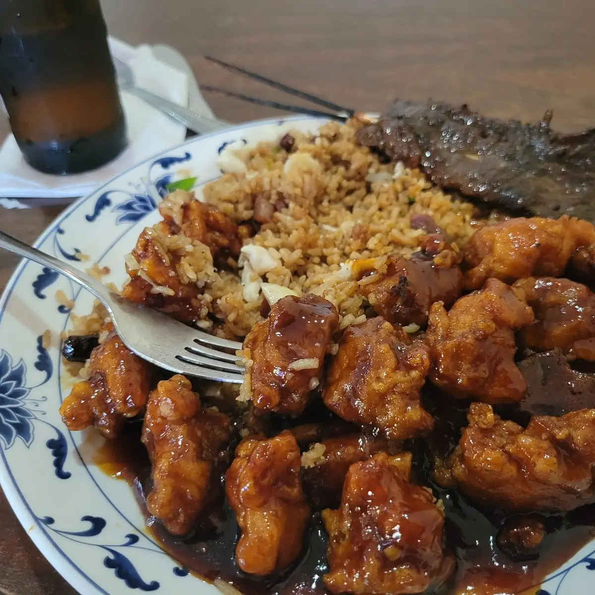 Orange Chicken with Rice
