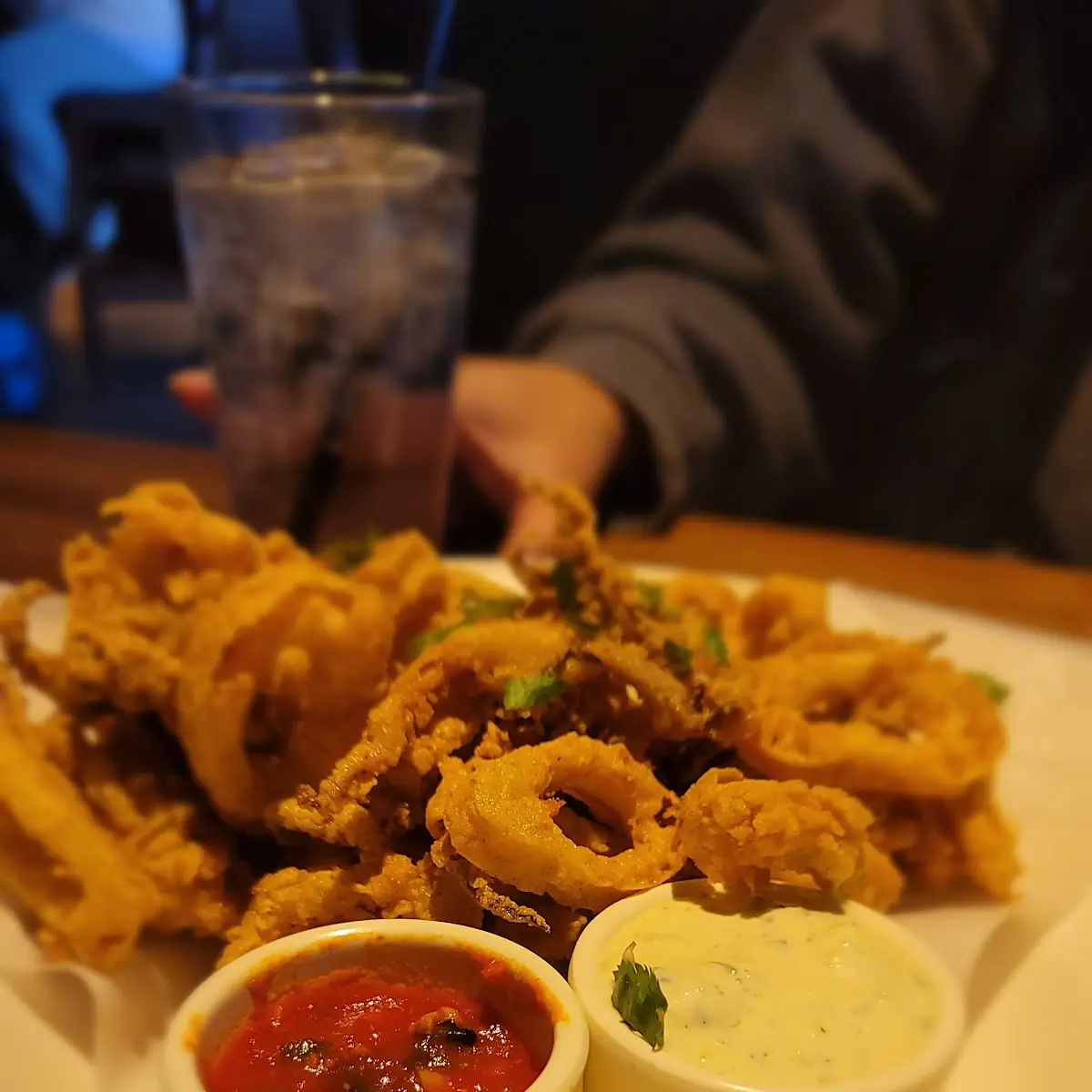 Fried Calamari with Marinara and Aioli