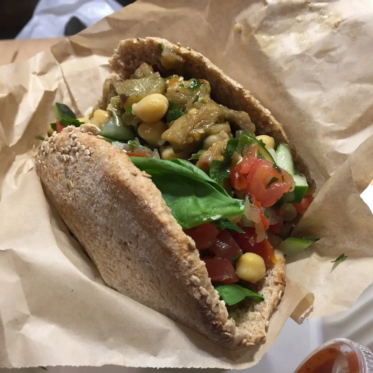 Baked Falafel Pita