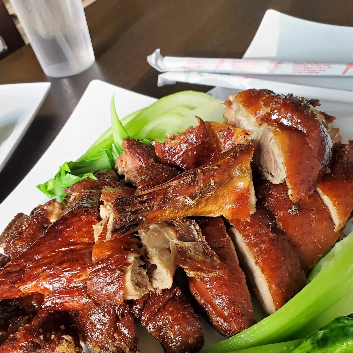 Crispy Duck with Steam Rice