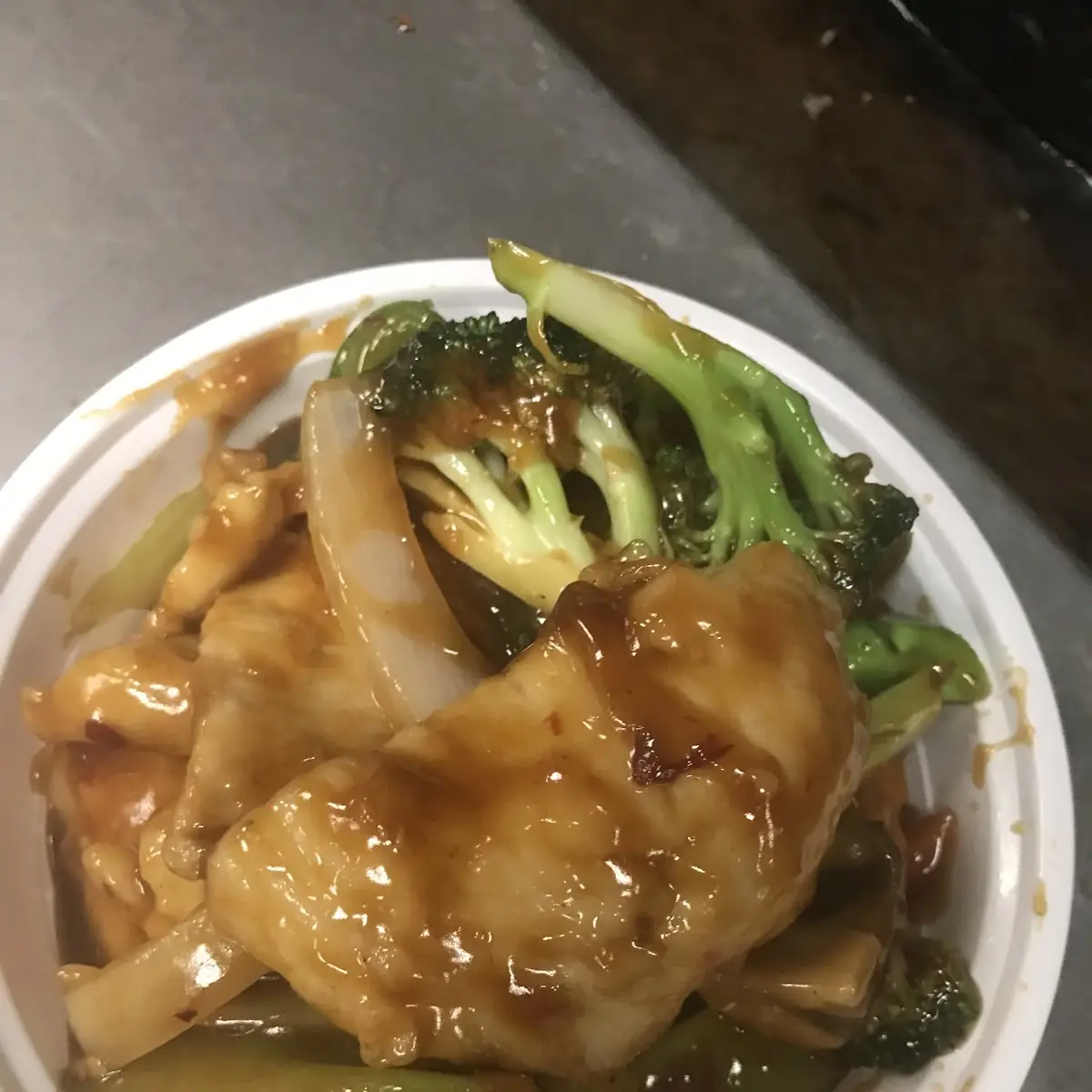 Triple Delight with Garlic Sauce