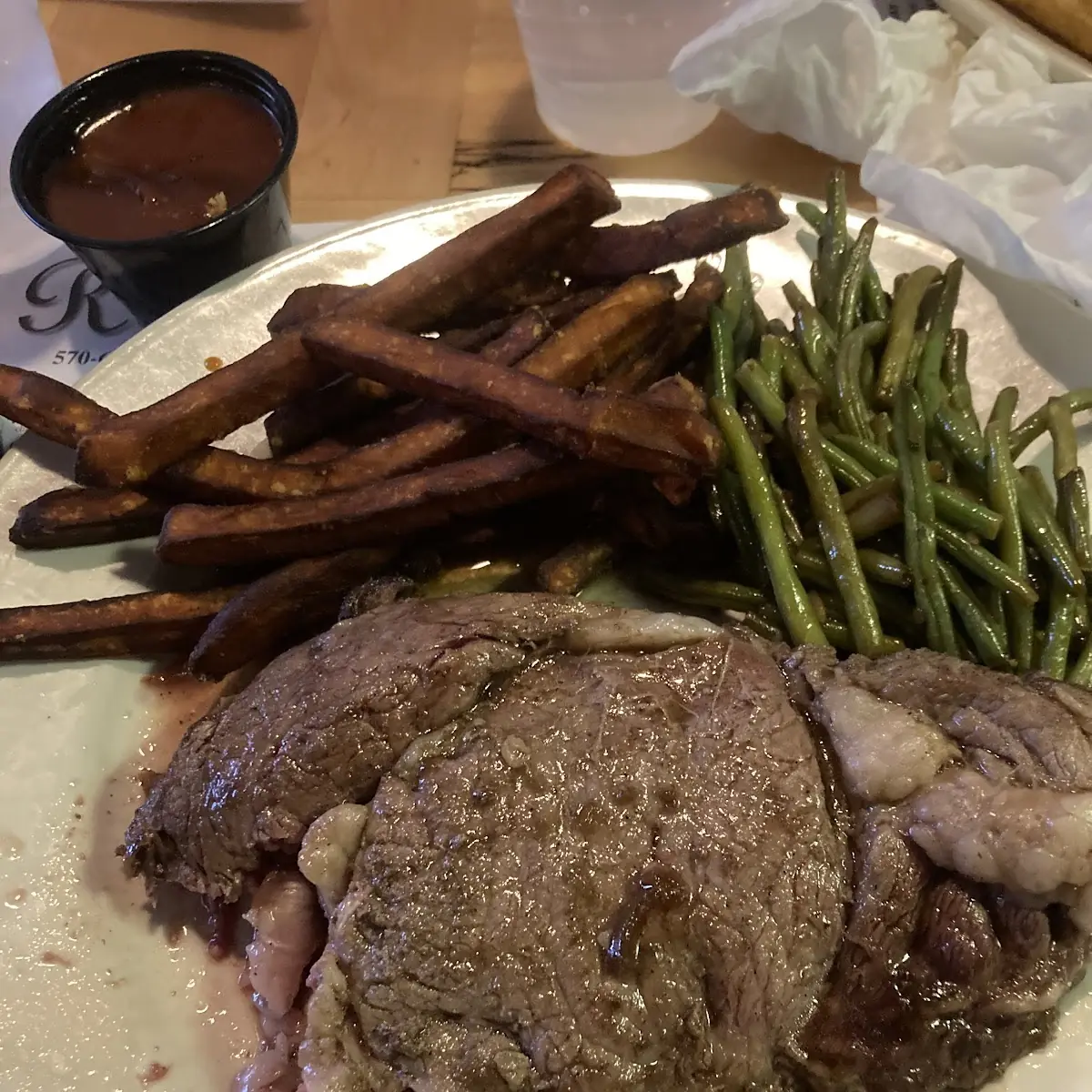 Open Face Prime Rib with Fries