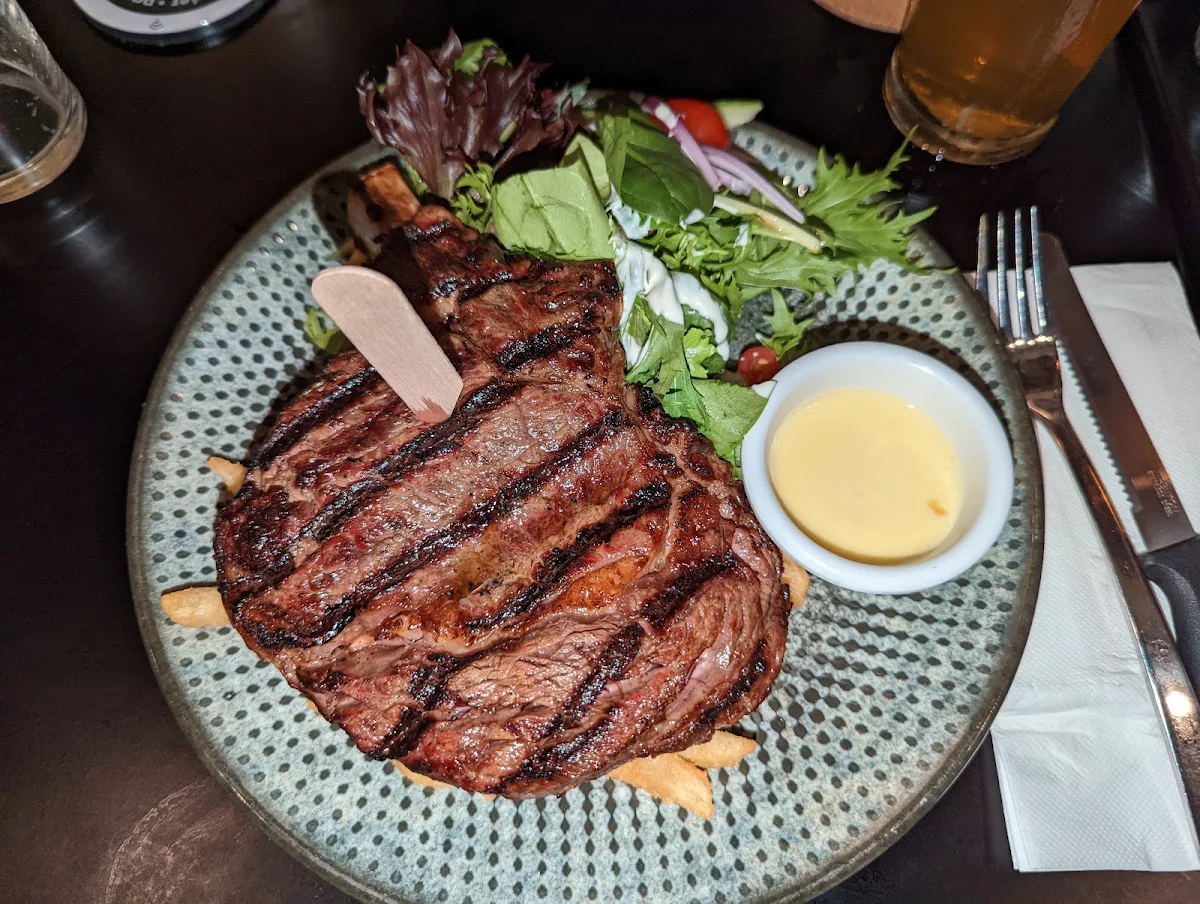 Rib on the Bone in Ribeye Steak