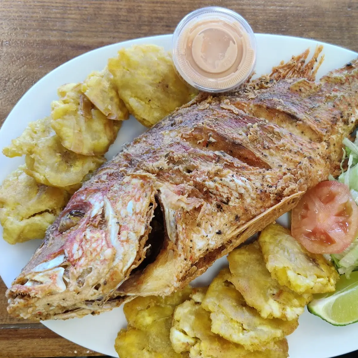 Chillo Frito Fried Red Snapper