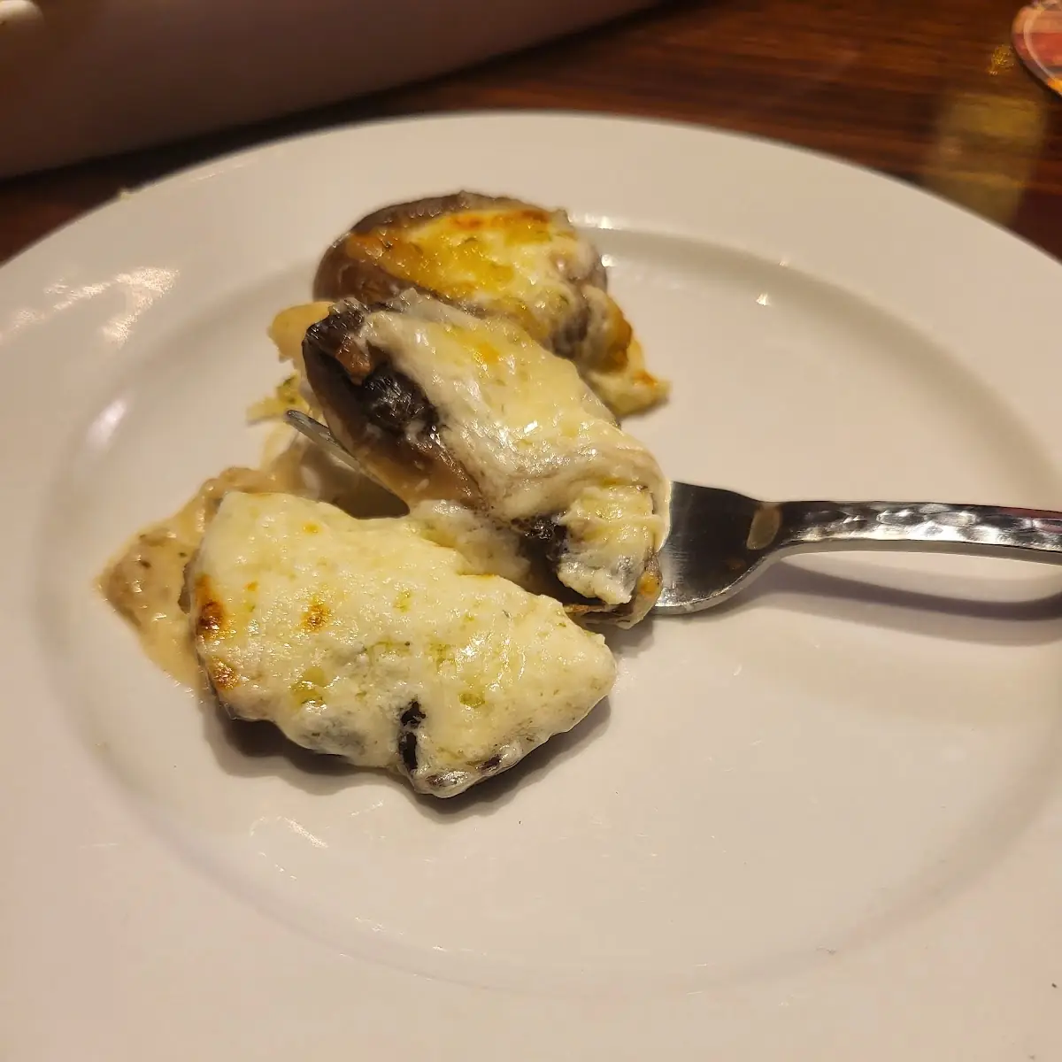 White Cheddar Stuffed Mushrooms