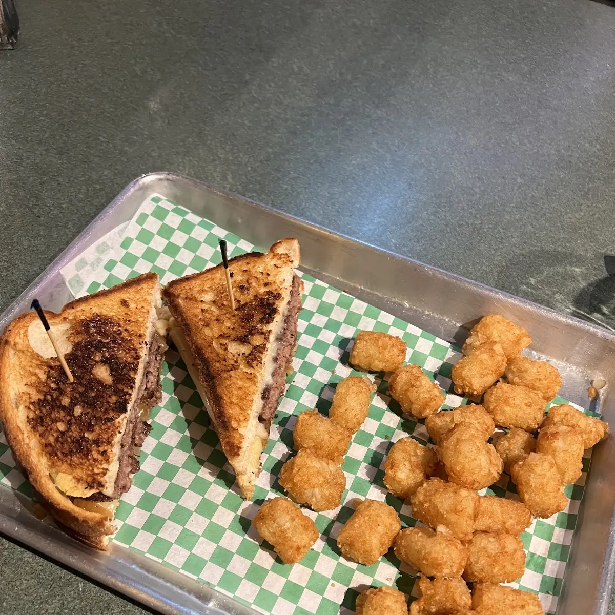 French Fries Tator Tots Side Salad