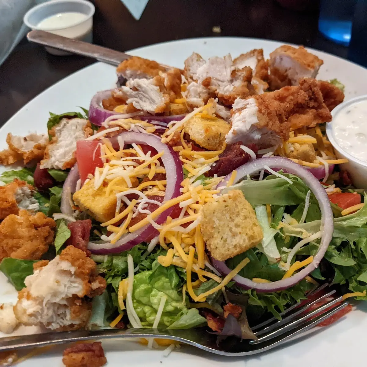Crispy Chicken Salad