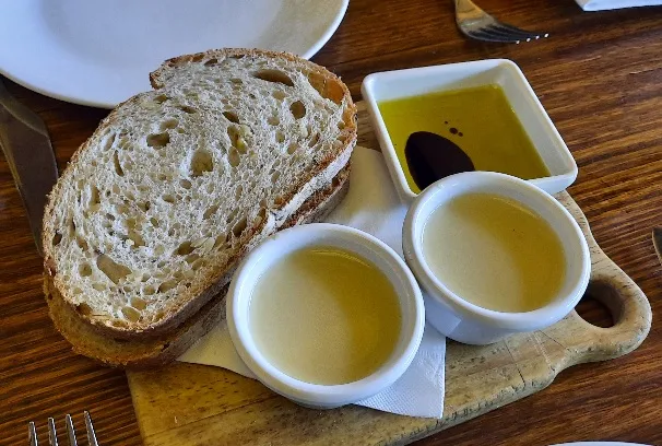 Bread and Olive Oil Starter, Waterfront Southgate