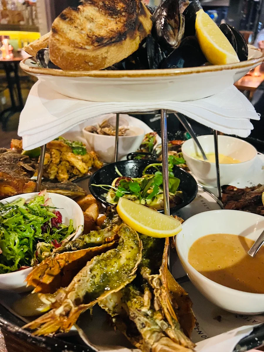 Signature Hot Seafood Platter, Waterfront Southgate