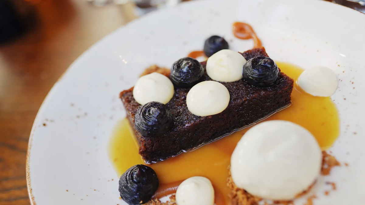 Sticky Date Pudding with Mascarpone and Date Purée, Waterfront Southgate