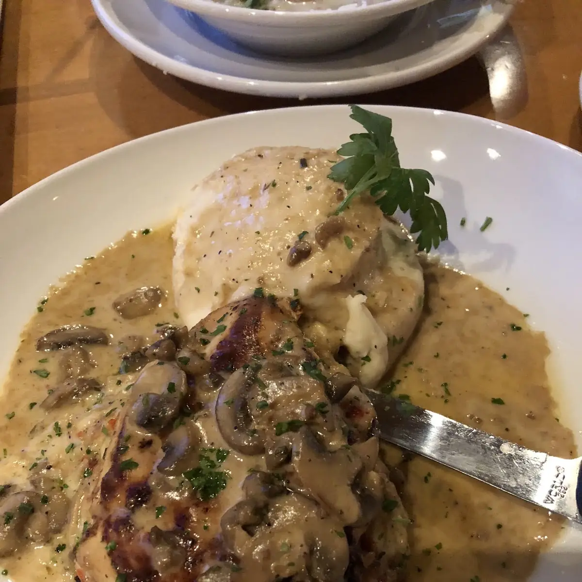 Stuffed Chicken Marsala