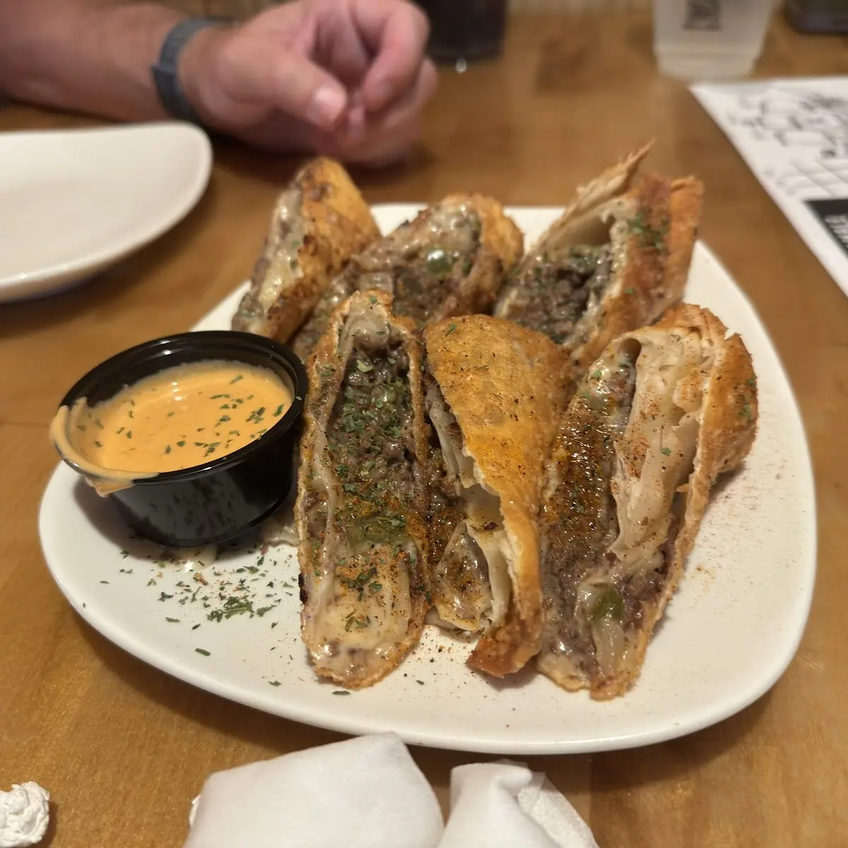 Philly Cheese Steak Egg Rolls