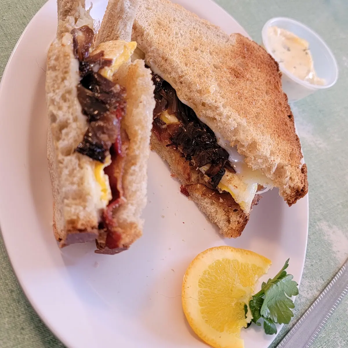 Savory Bacon Egg Cheese Onion