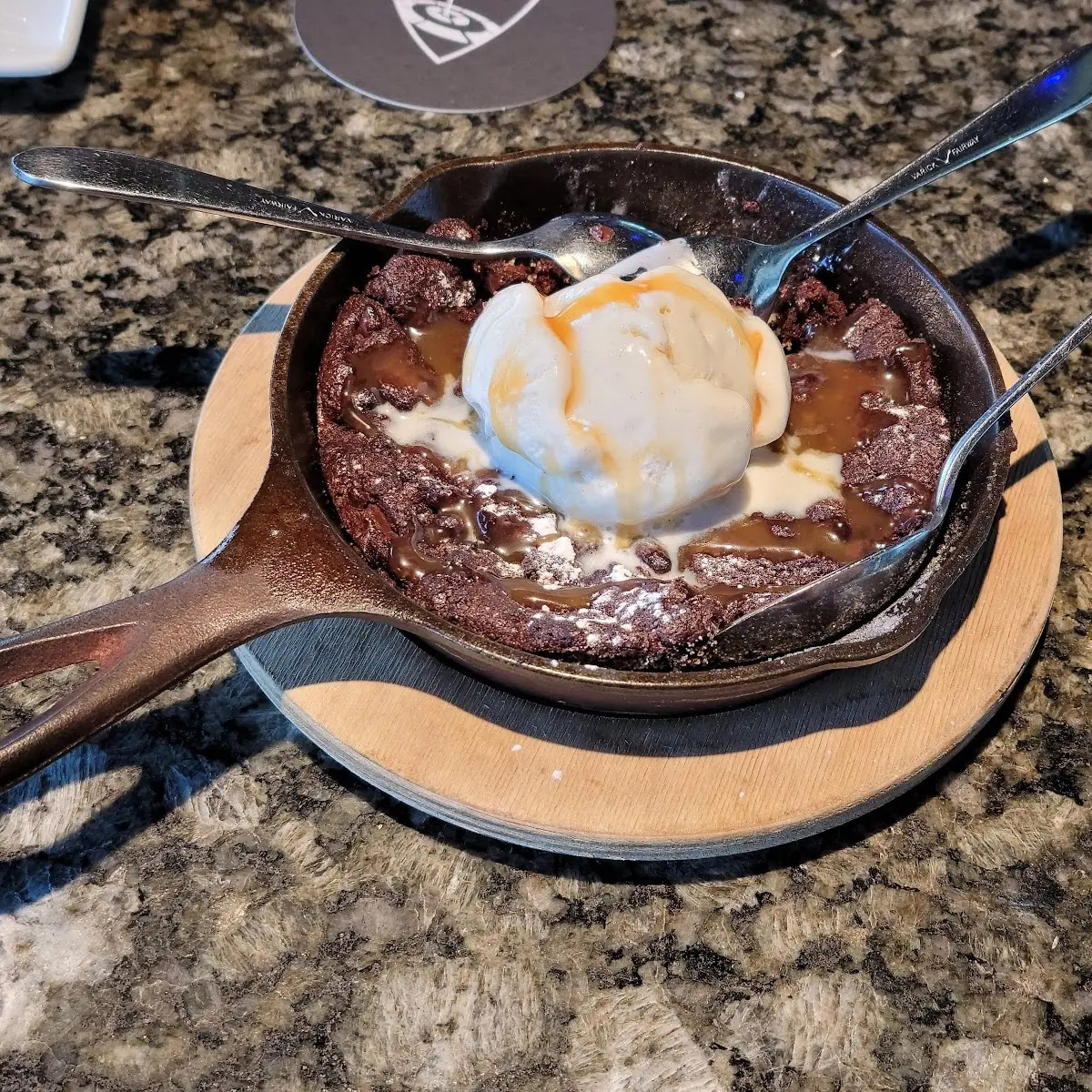 Double Trouble Cookie Skillet