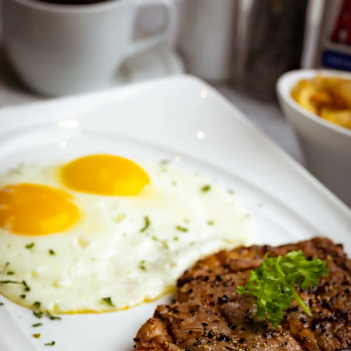 Pork Chop & Eggs