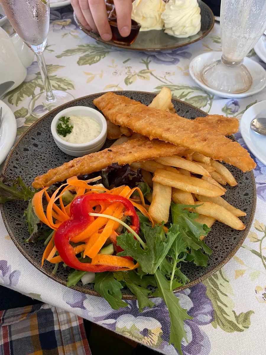 Fish and Chips, Lady Lavender's Tea Room