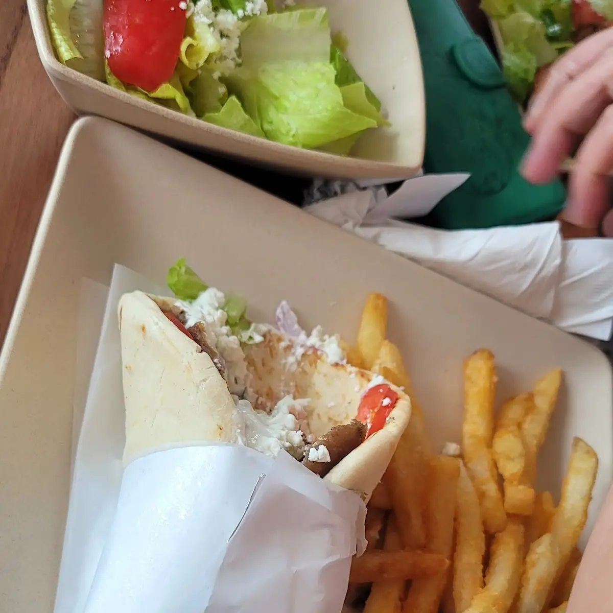Gyros with Feta Cheese