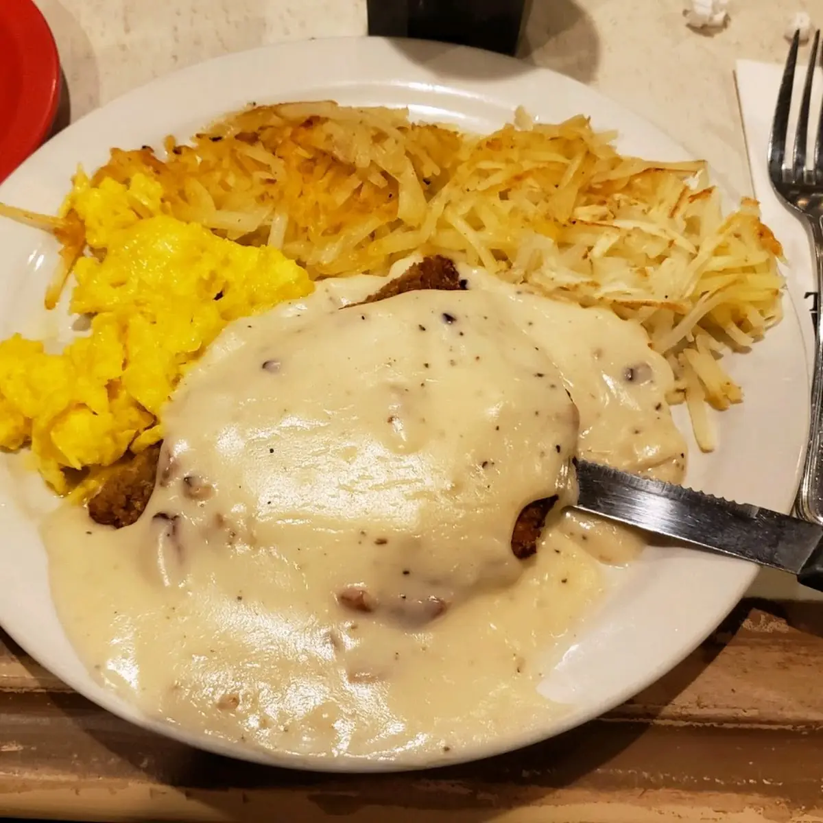 Chicken Fried Steak Half the Order