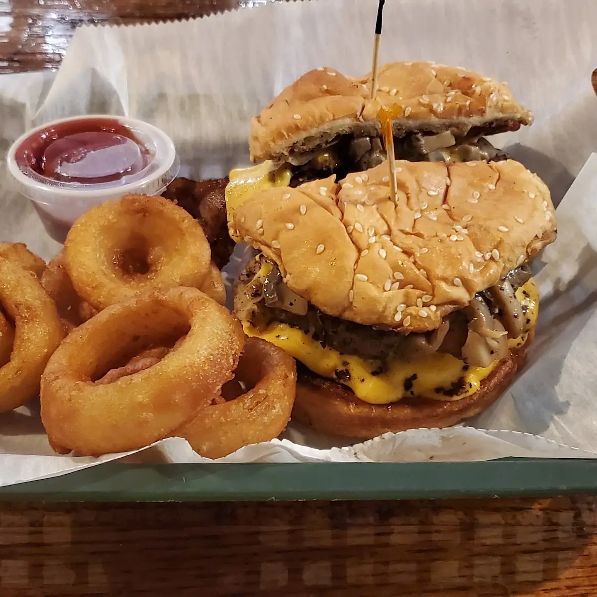 Mushroom Swiss Burger