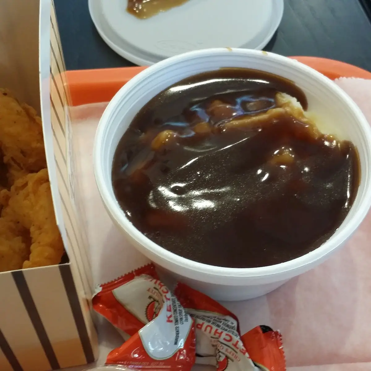 Mashed Potatoes with Gravy