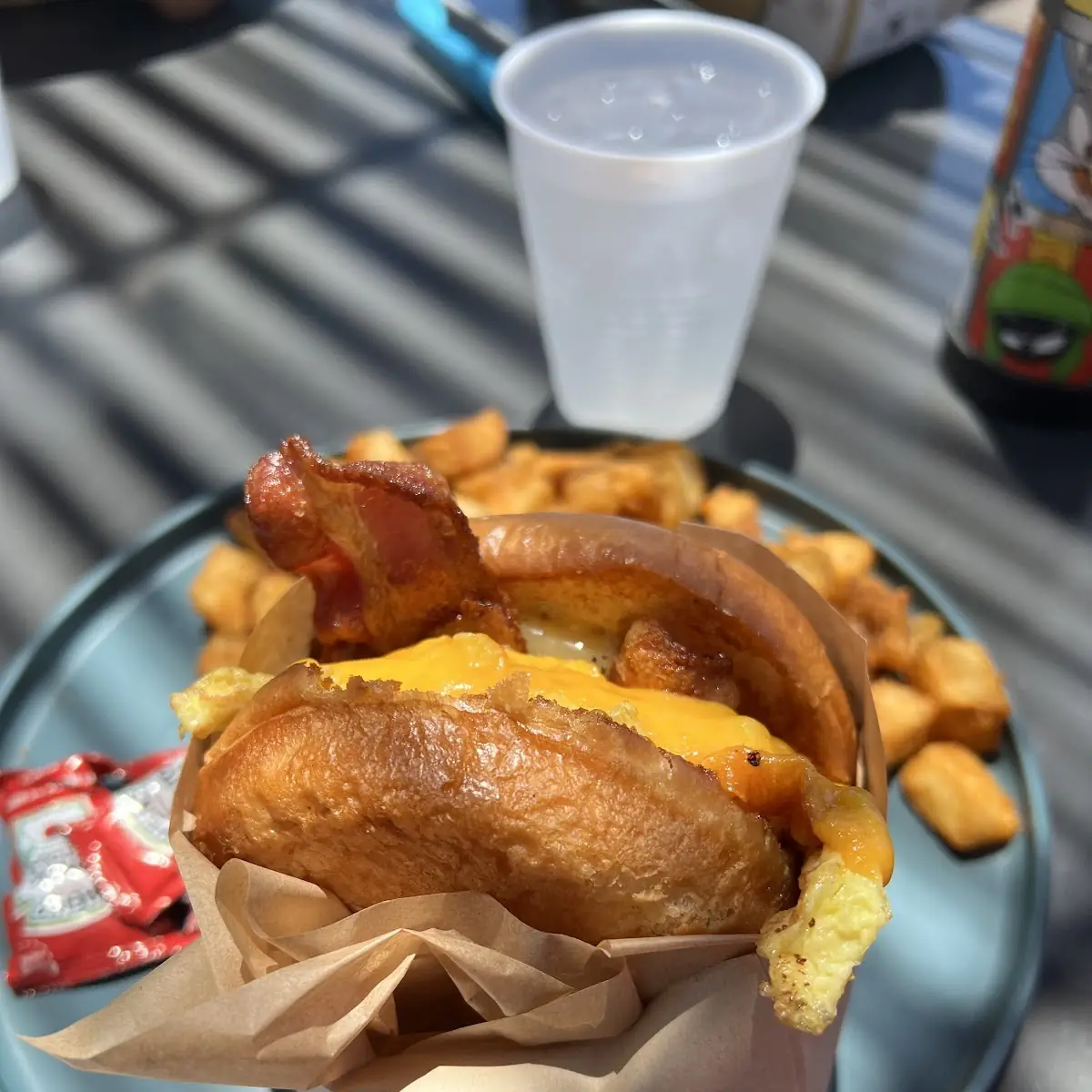 Egg Bacon and Cheese Sandwich