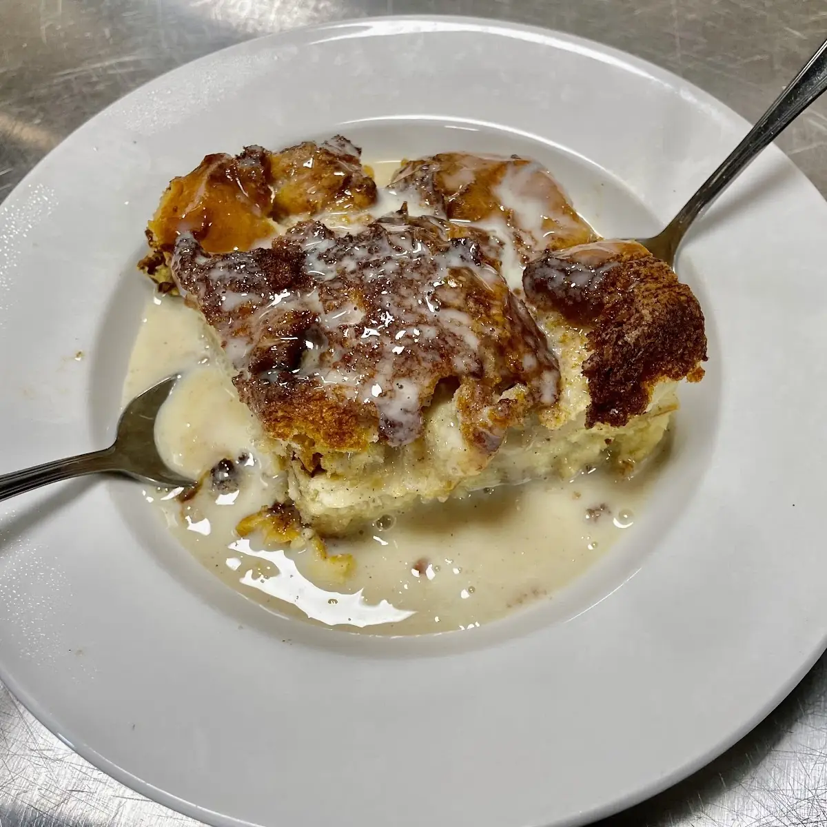 White Chocolate Bread Pudding