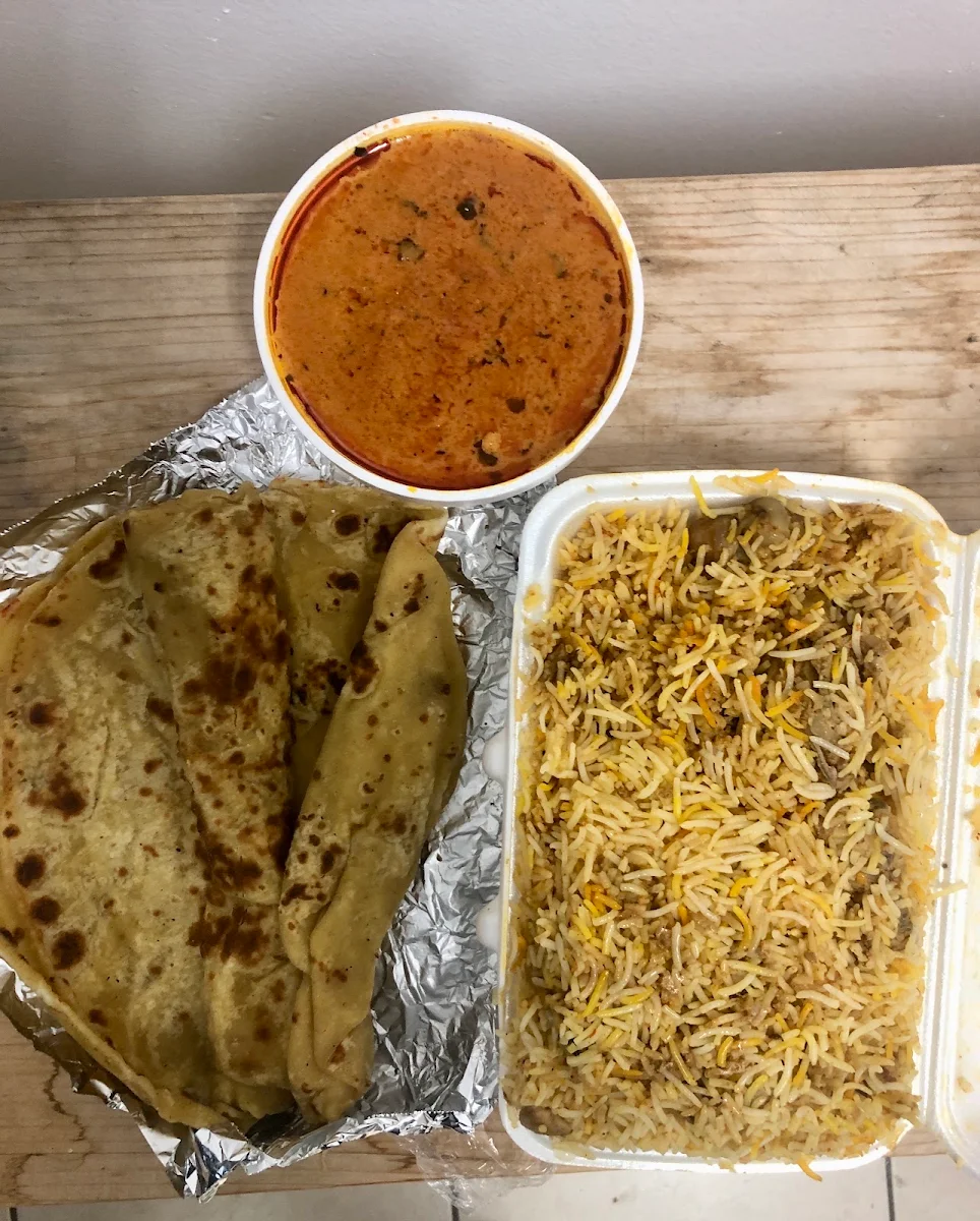 Butter Chicken Plain Roti