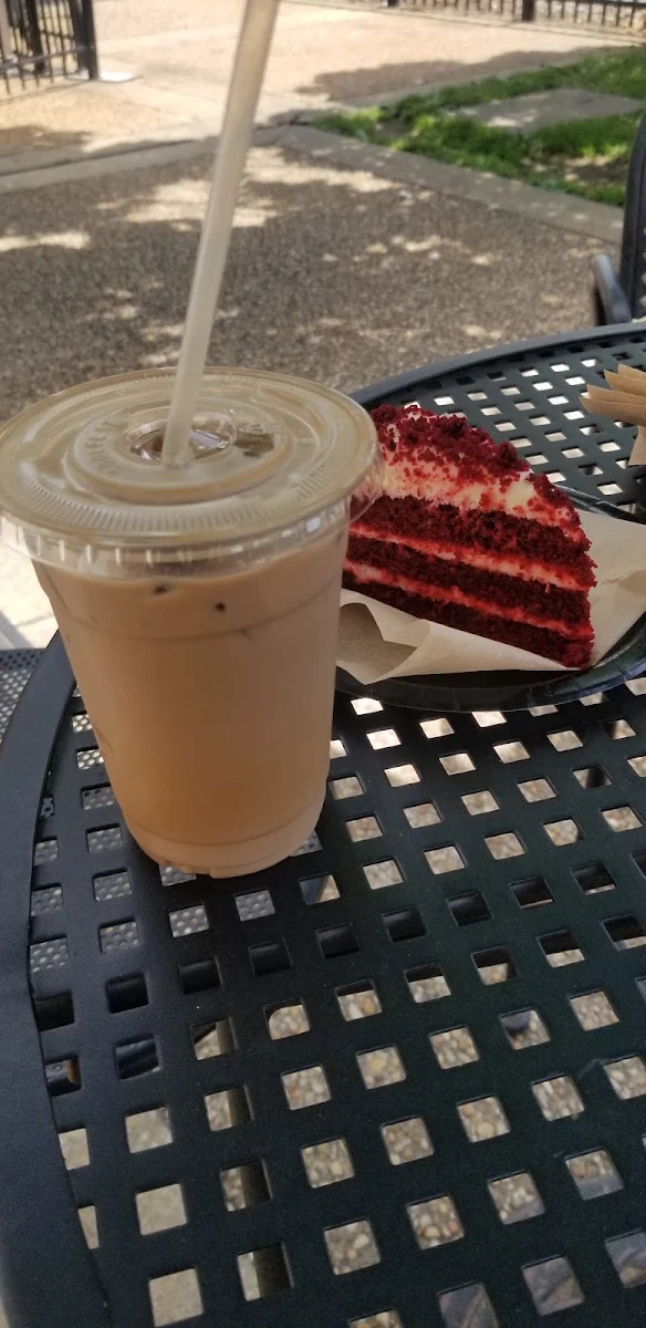 Samoa Latte and Red Velvet Cake