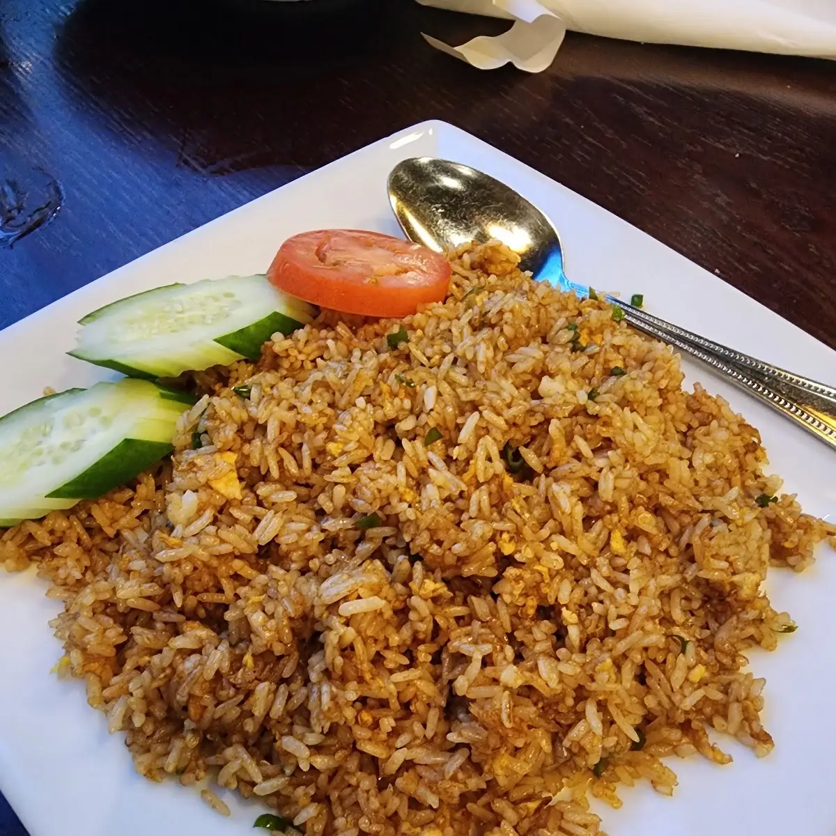 Pineapple Fried Rice with Sliced Chicken