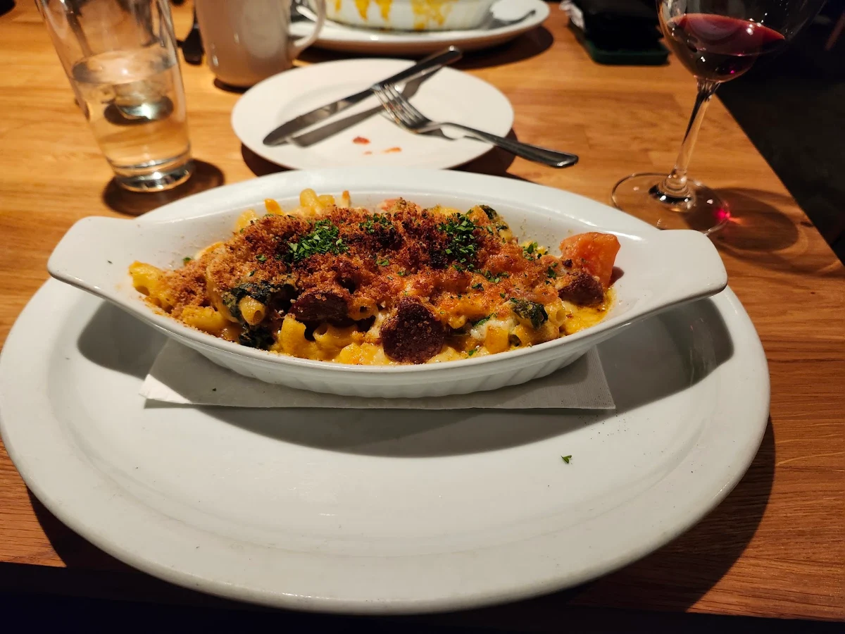 Mac and Cheese with Chorizo Sausage